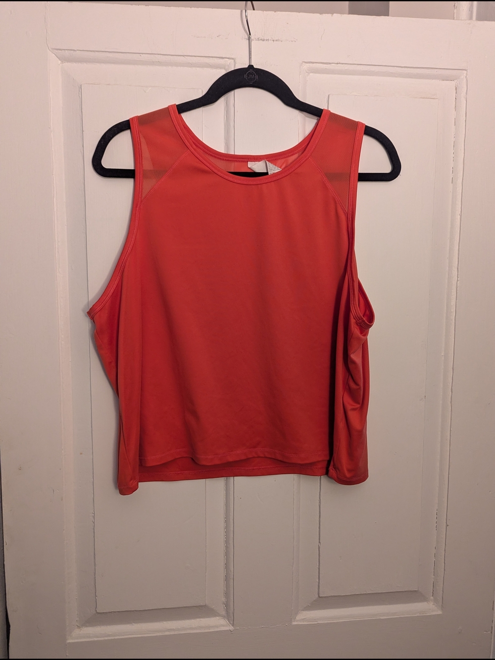 SO Coral Athletic Scoop Neck Tank